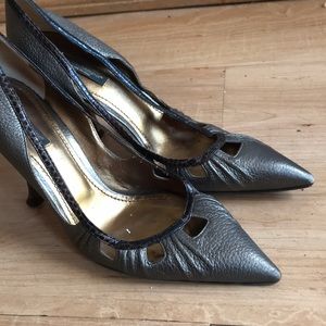Dolce & Gabbana Genuine Stiletto Heel Metallic